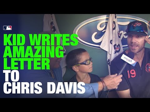 Video: 9-year-old writes heartwarming letter to Orioles' Chris Davis