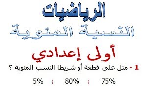 الرياضيات الأولى إعدادي - النسبة المئوية تمرين 24