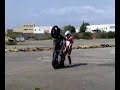 Emanuele Freddo stunt riding CBR900