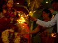 Ashtottara Shata Naamaavali SAHASRA DEEPA ALANKAARA SEVA With Cross Filter Deepa Stambham'