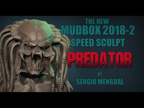 Mudbox 2018.2 Predator Dynamic Tessellation Speed Sculpt