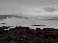 Big seas at Scolpaig North Uist Outer Hebrides