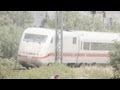 ICE 1 fährt durch Ashauen