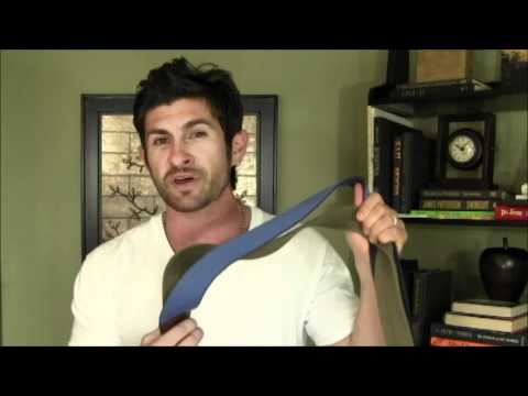 how to tie a khaki belt