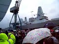 Launch of H.M.S Diamond