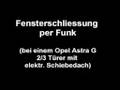 Fensterschliessung per Funk