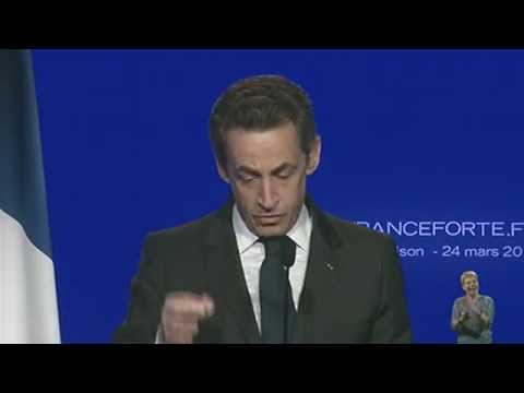 Discours de Nicolas Sarkozy