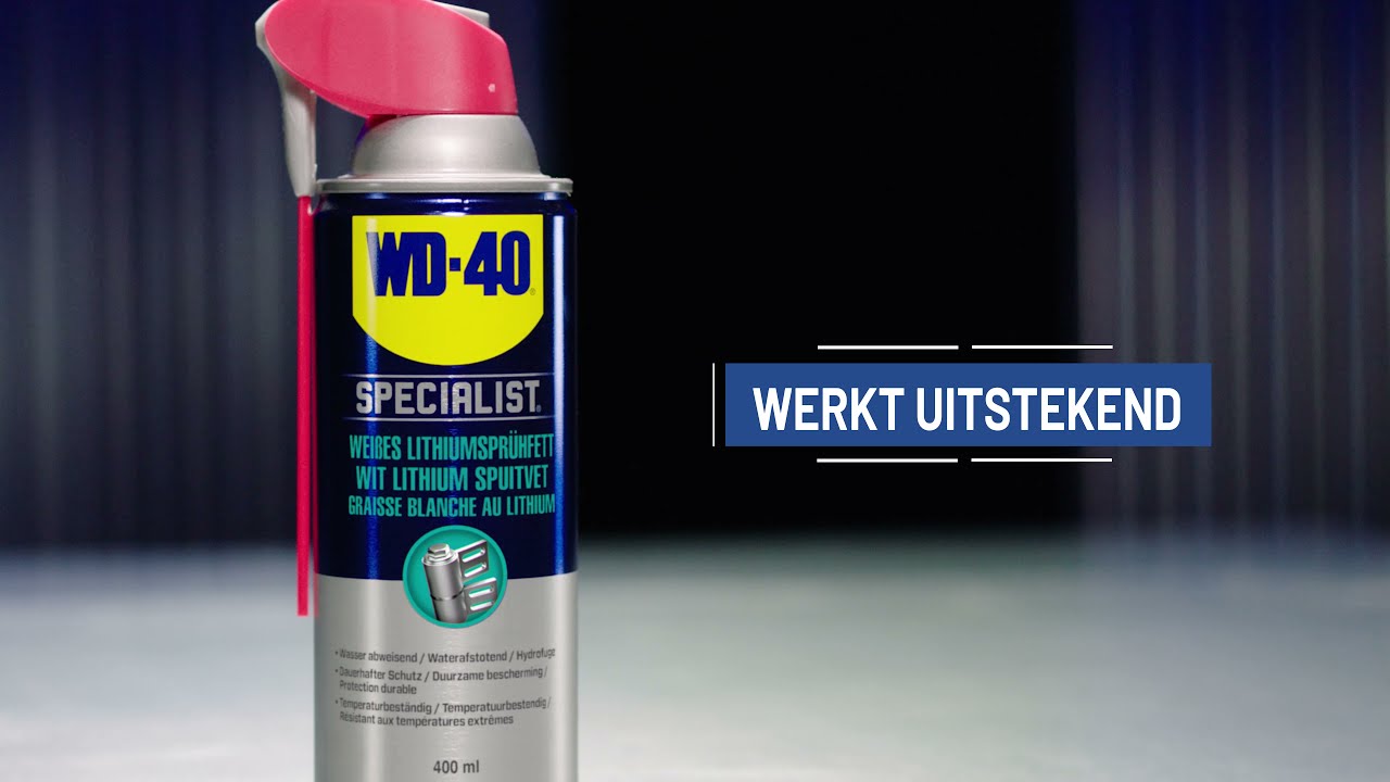 productvideo WD-40 Specialist Lithium spuitvet + Smart Straw 250ml