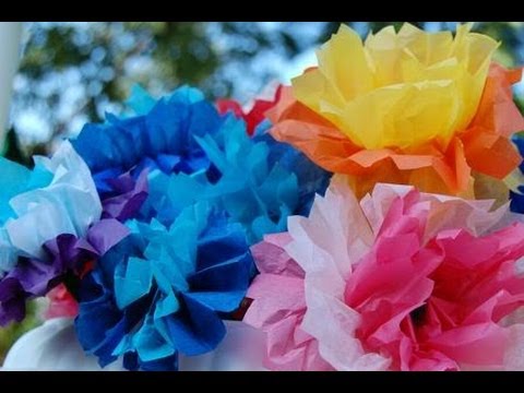 how to dye tissue paper