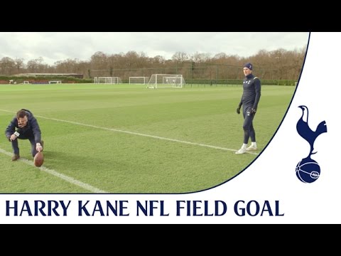Video: NFL Superbowl Field Goal Challenge ft. Harry Kane