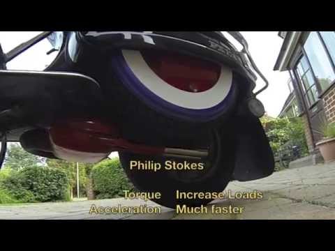 how to fit a vespa px exhaust
