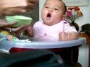 Ella starts on solid food