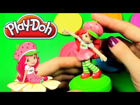 toys - Beautiful Play Doh Strawbery Shortcake and friends set. Love the different stamps you can find in this kit and also the mold to make all the Strawberry Short...