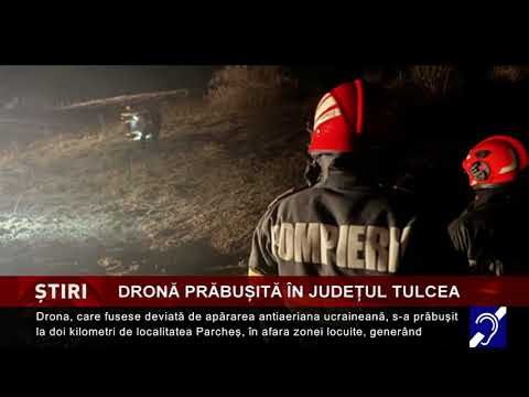 Dronă prăbușită în județul Tulcea