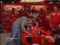 valentino rossi prueba el ferrari F1 2004