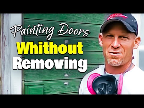 how to paint a steel entry door