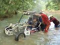 Joyner Caribe 650cc Sand Spider cruzando Rio