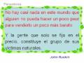Precio Frases sobre valor y precio
