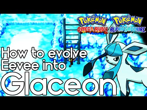 how to turn eevee into glaceon