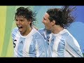 Olympics Beijing 2008 Football Semifinal: Argentina-Brasil  3-0Highl ights all goals gol goal Aguero Aguero Riquelme penalty