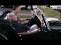 several days after his 91st birthday, pedro e. guerrero, photographer, gets a ride away from an opening of his photos in a morgan motorcar. driver: daniel swadener