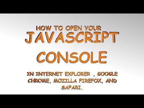 how to open javascript