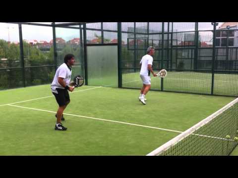 Entrenamiento de Miguel Lamperti y Cristian Gutierrez