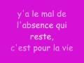 Shy'm T'es Parti [+Lyrics]
