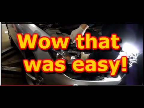 HOW TO REPLACE THE HEADLIGHT ASSEMBLY ON A 2005 MAZDA 3