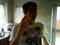 Nerdy guy goes crazy