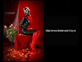 Romantic Fetish Girl In GasMask With Roses