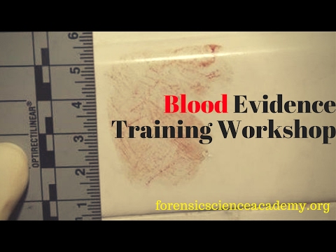 how to collect blood from a crime scene