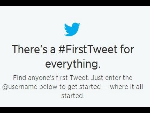 how to discover first tweet
