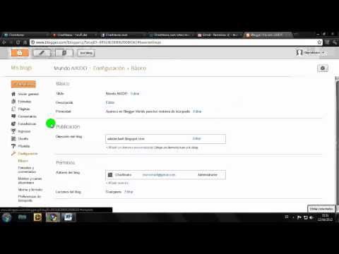 Tutorial Blogger 1 [Cómo crear un Blog - Configuración] HD 720p - Charkleons.com