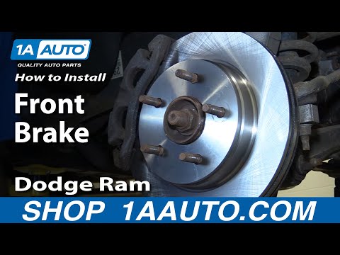 How To Install Repair Replace Front Brakes On Dodge Ram 1500 02-08 1AAuto.com