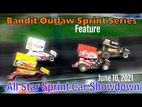 Bandit Outlaw Sprint Series Feature - Texas Motor Speedway Dirt Track - All Star Sprint Car Showdow