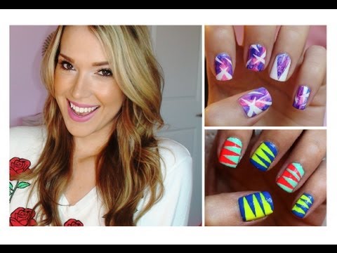 Using - Want more nail ideas? Check out my entire playlist! http://www.youtube.com/playlist?list=PL2BF6E1304B0F6E0E ♥DIY: Nail Art Using A Straw!!! http://youtu.be/J...