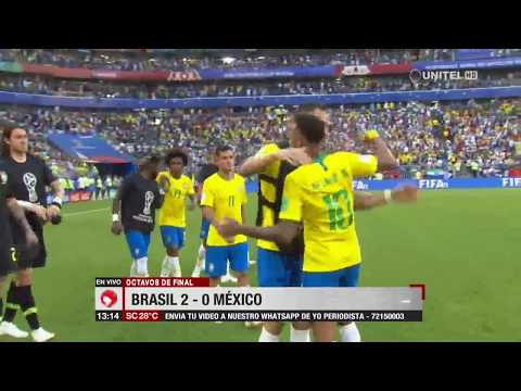 Brazil 2-0 Mexico    ( World Cup RUSSIA 2018 )