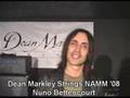 Nuno Bettencourt @ Dean Markley Strings Booth NAMM '08