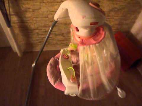 Babyschaukel Butterfly Garden Papasan von Fisher Price - zu verkaufen