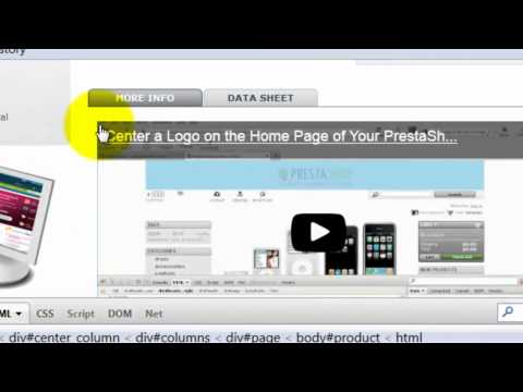 how to add video in prestashop