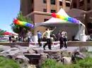 Swinging at Fort Collins Pride