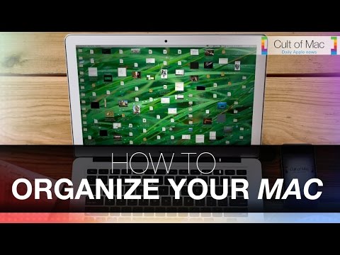 how to organize files on mac