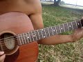 Acoustic guitar instrumental Ori raa i Tahiti