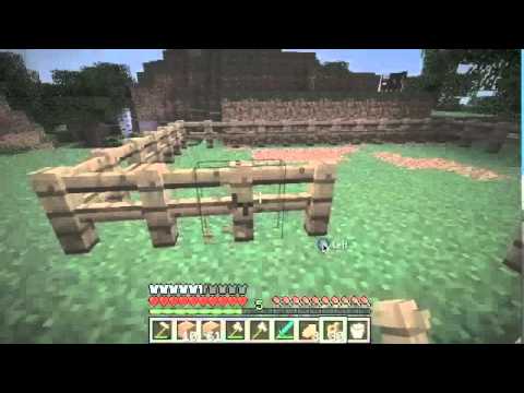 how to make a fence in minecraft