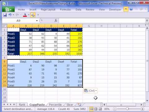 how to provide options in excel