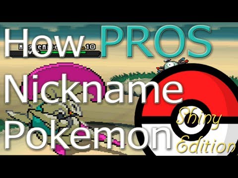 how to re nickname pokemon