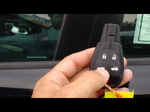 HOW TO USE THE KEY LESS ENTRY SYSTEM ON A SAAB