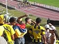 Aficionados del tachira minutos antes del juego