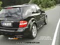 Mercedes ml with insane sound, tracer exhaust, 22